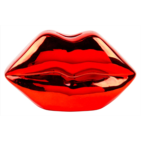 Disco Fever - Money box Red lips Paperchase