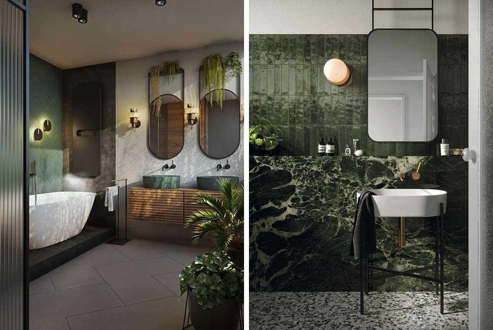 Duurzaam wonen - groen in de badkamer - Marazzi